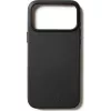 Mujjo Full Leather Case dėklas, skirtas iPhone 17 Pro Max, juodas