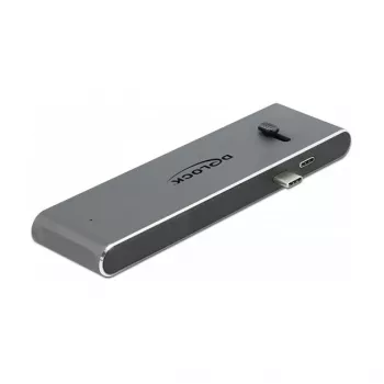 Docking Station DeLOCK Dual USB Type-C su HDMI USB 3.2 SD PD 3.0