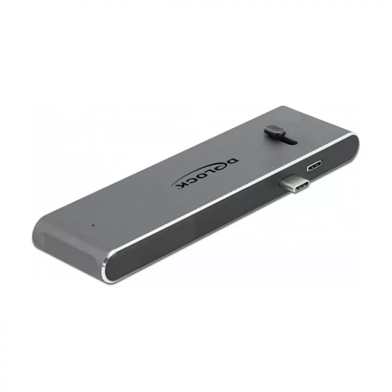 Docking Station DeLOCK Dual USB Type-C su HDMI USB 3.2 SD PD 3.0
