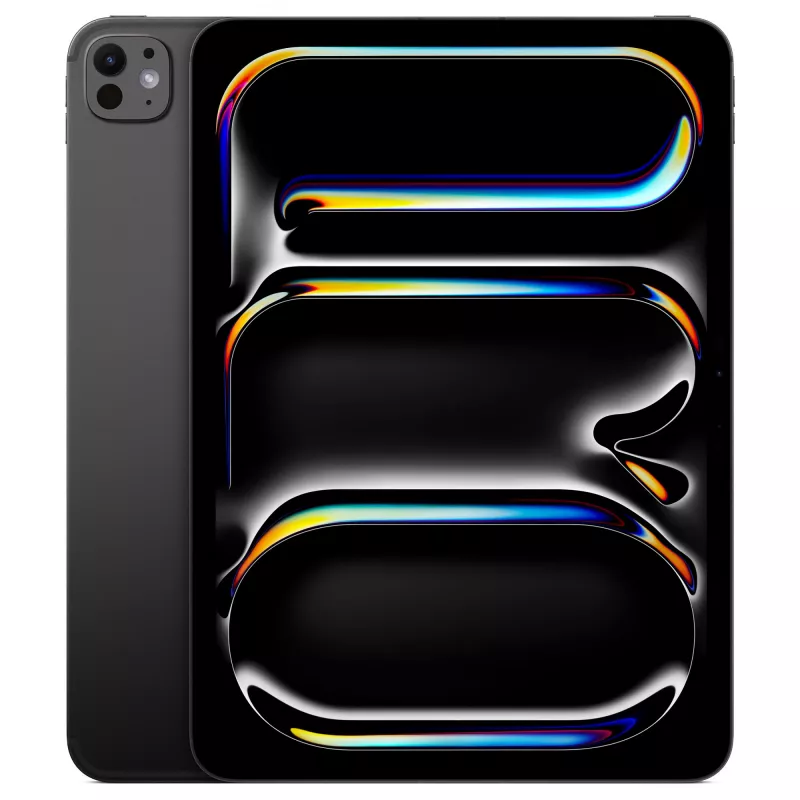 iPad Pro 11 M5, Space Juoda, 2TB, Wi-Fi + Cellular, standartinis stiklas