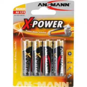 Vienkartinė baterija Ansmann Mignon AA LR6 x4