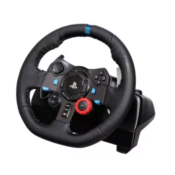 Lenktynių vairas Logitech G29 Force Feedback su ausinėmis Astro A10 – vairas su jėgos grįžtamuoju ryšiu ir komplektuojamomis Astro A10 ausinėmis