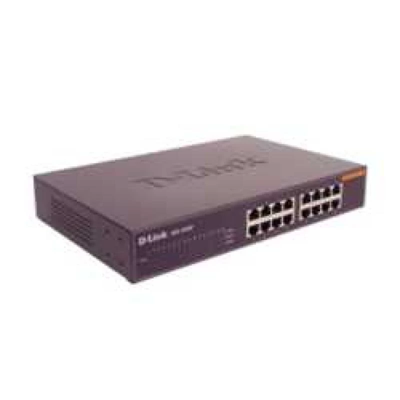 D-Link DES-1016D Nevaldomas, 16 prievadų 10/100Mbps komutatorius SOHO/darbo grupėms