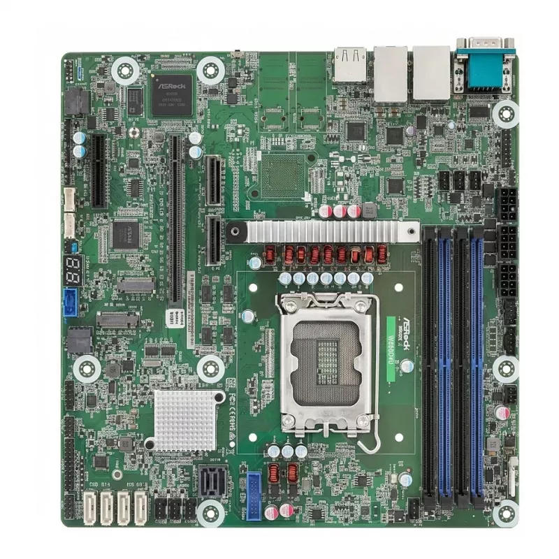 Pagrindinė plokštė ASRock W880D4U Micro-ATX LGA 1851 Intel Core Ultra 100&200
