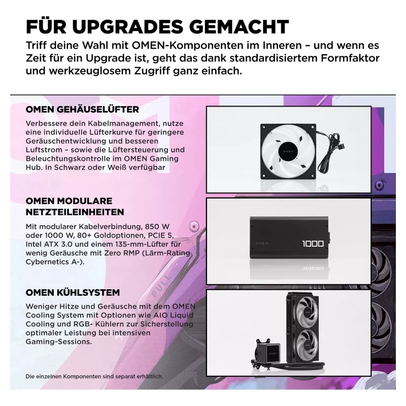 HP OMEN 35L GT16-1471ng žaidimų kompiuteris – Ryzen 7 9800X3D, 32 GB RAM, 2 TB SSD, RTX 5080, Win 11 (CH8X4EA#ABD)