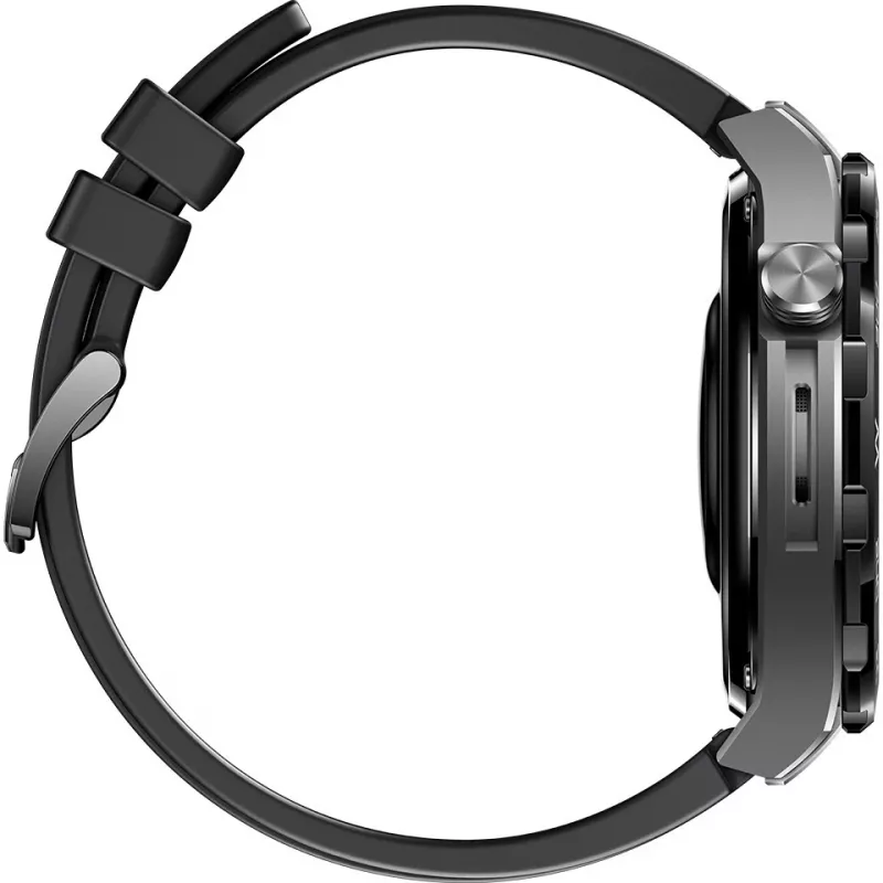 Huawei Watch Ultimate - išmanusis laikrodis su dirželiu - hidrintas nitrilo kaučiukas (HNBR) - riešo dydis: 140-210 mm - Ekranas 3,8 cm (1,5) - NFC, Bluetooth