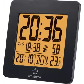renkforce Funk Wecker 4161c12 juodas 2 žadintuvai (1383425)