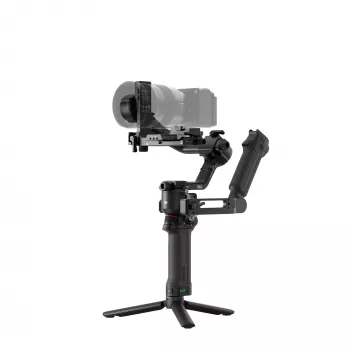 Rankinis kameros stabilizatorius DJI RS 5 combo — aliuminis, 30 h akumuliatorius, 1,46 kg, juodas