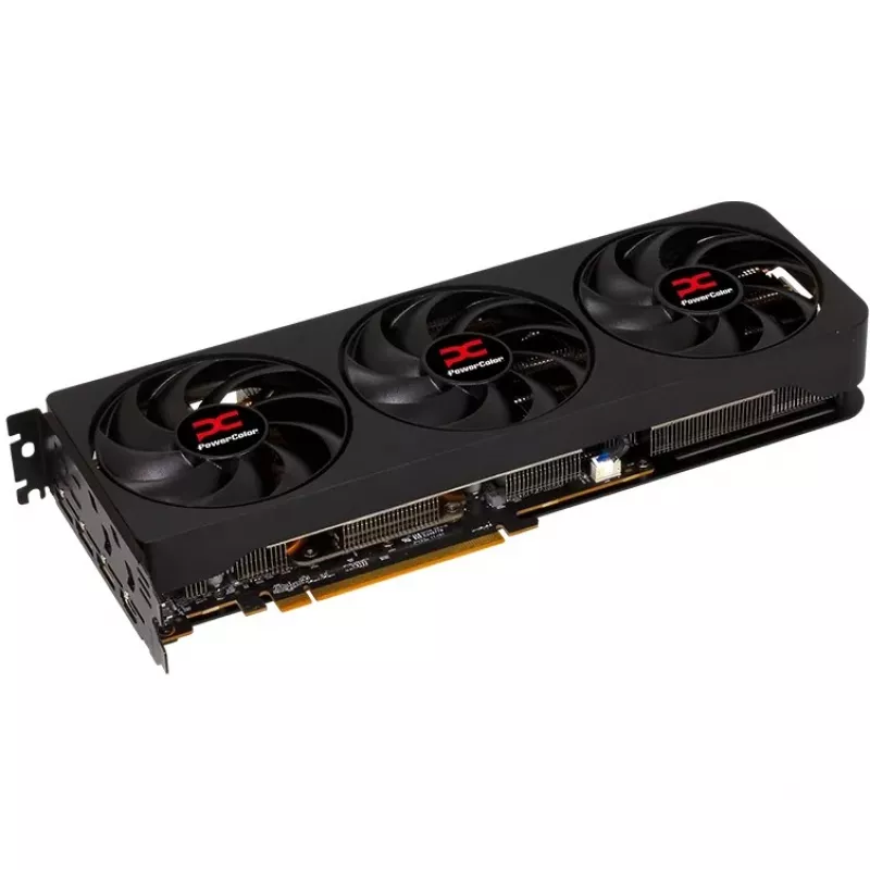 Vaizdo plokštė PowerColor Radeon RX 9070 16 GB GDDR6 PCIe 5.0, 2520 MHz pagreitis, 3x DisplayPort 2.1a + HDMI 2.1b, 2x 8 kontaktų