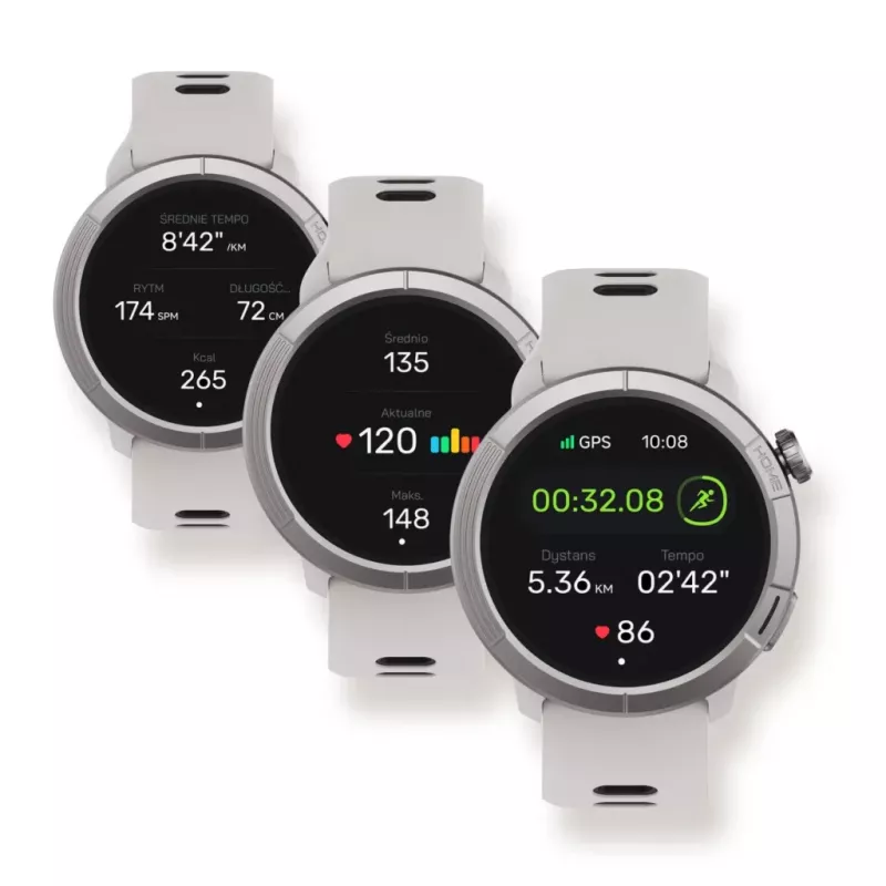 Stelio išmanusis laikrodis Activ Pro GPS modelis STSWA102TN, 46 mm titano korpusas