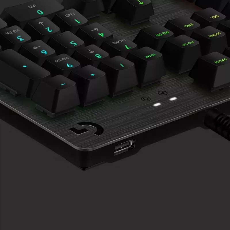 Logitech G512 žaidimų klaviatūra, juoda, laidinė, šveicariška, 920-009347