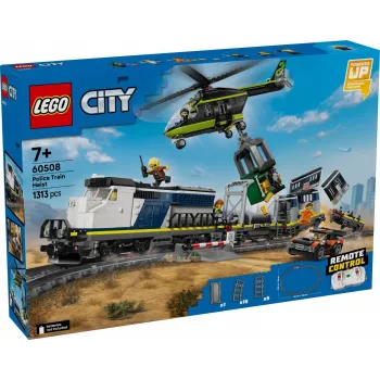 Bricks City 60508 Policijos traukinio apiplėšimas