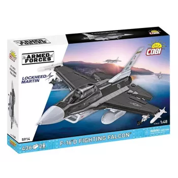 Statybinis rinkinys Cobi F-16D Fighting Falcon, 436 dalys, mastelis nenurodytas
