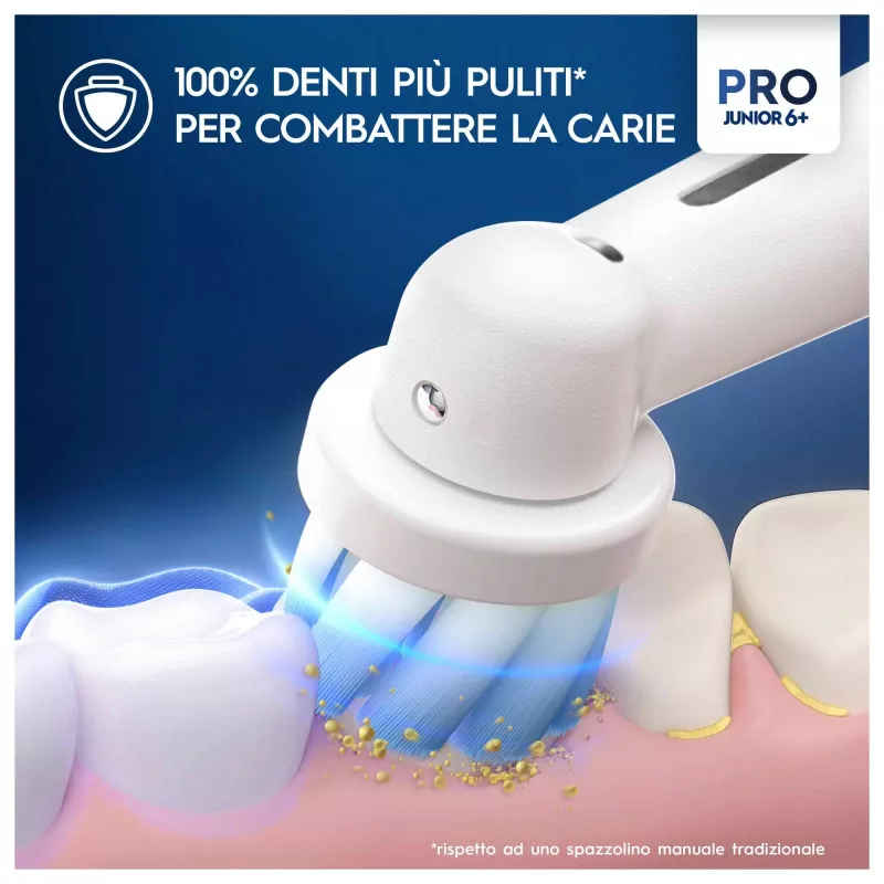 Besisukantis dantų šepetėlis Oral-B PRO Junior Frozen