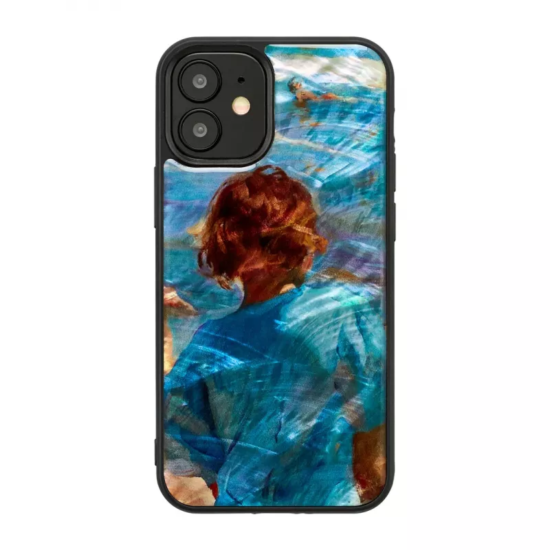 Apsauginis dėklas iKins, skirtas Apple iPhone 12 mini, su vaikišku paplūdimio dizainu