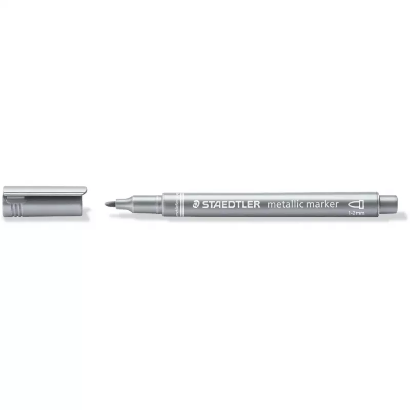 Flomasteris Staedtler 8323 sidabrinis
