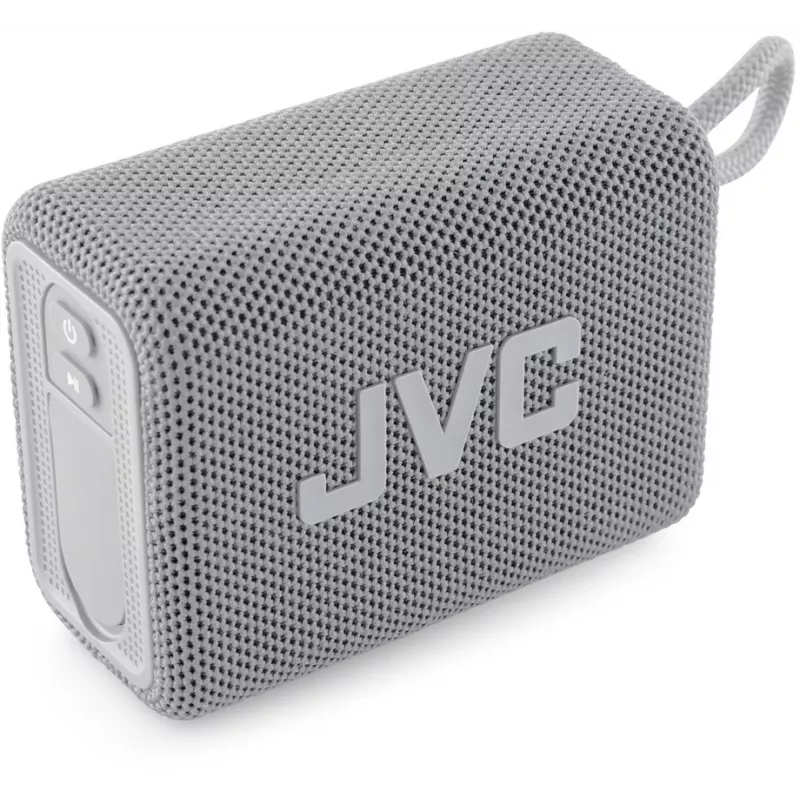 Portable speaker JVC XS-E114G Juoda — kompaktiška JVC XS-E114G Bluetooth kolonėlė