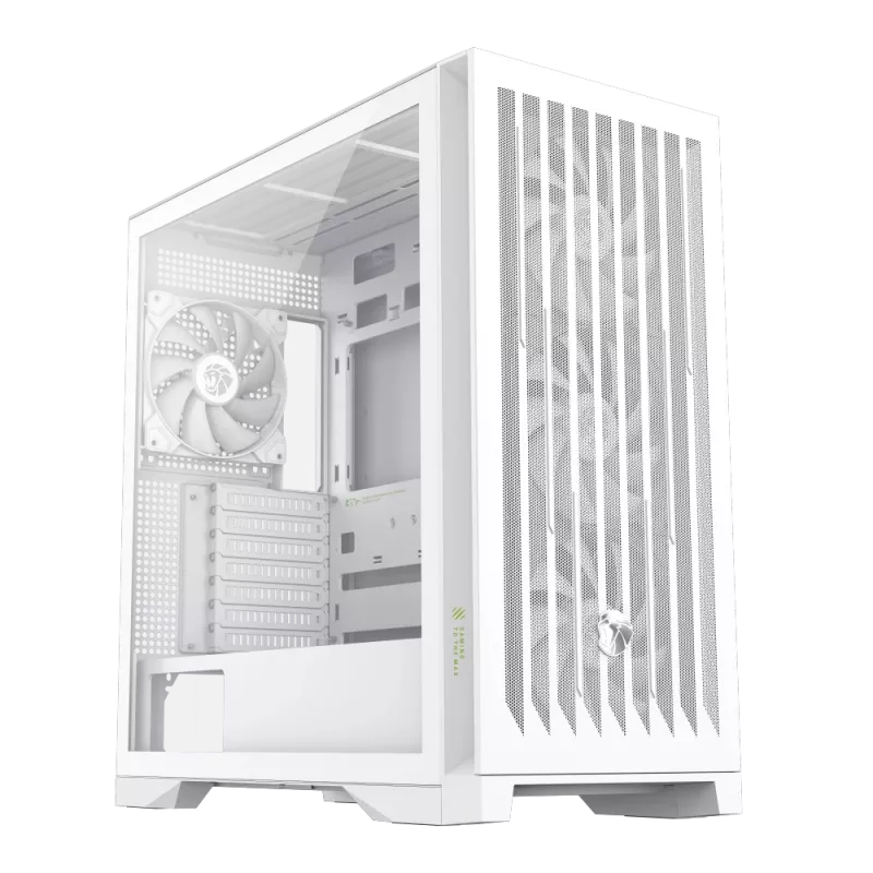 Gamemax Case | LEADER 2 WH | White | E-ATX | Power supply included No