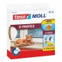 Tesa guminė sandarinimo juosta D profilio H0538900 3–7 mm tarpams, 0,009 x 25 m