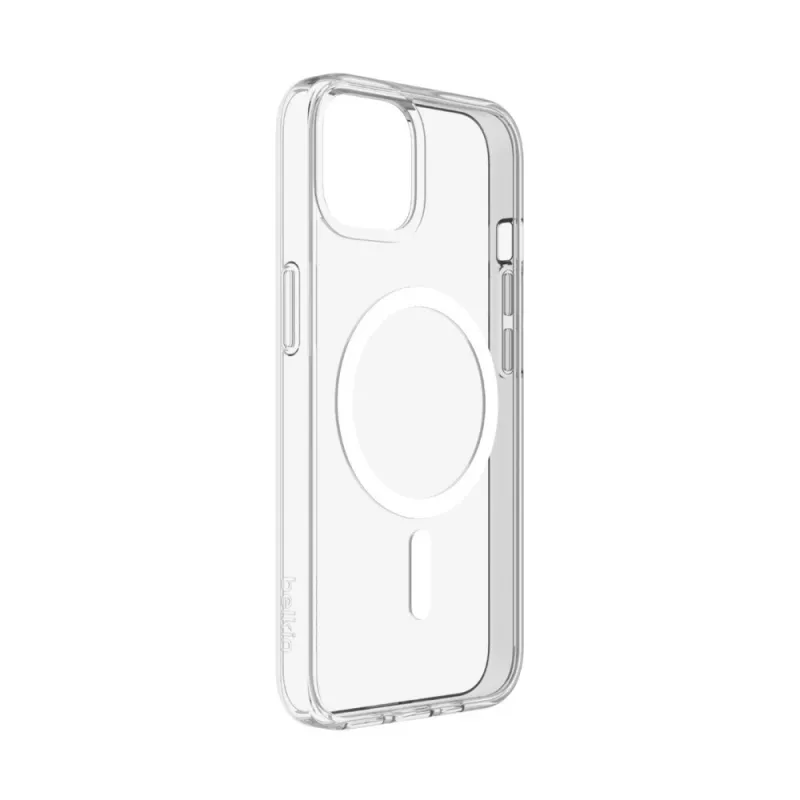 Dėklas SheerForce MagSafe Antimikrobinis skirtas iPhone 13, permatomas