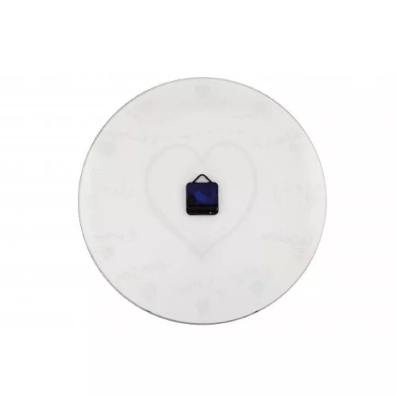NeXtime klok 8030 Loving You, Ø43 cm, Sieninis, Balta / Įvairiaspalvis