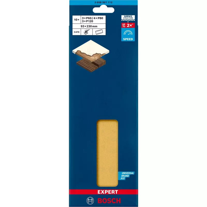 Šlifavimo lapas Bosch EXPERT 2608901112 93x230 mm – 10 vnt. rinkinys