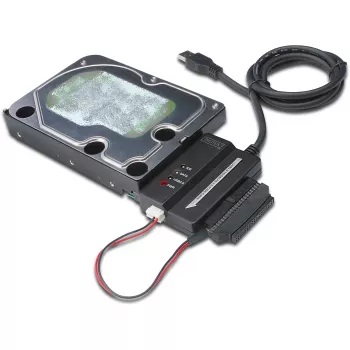 DIGITUS DA-70325 - Saugojimo valdiklis - 6,4 cm, 8,9 cm (2.5, 8,90cm (3.5)) - ATA / SATA 3Gb/s - 300MBps - USB3.0 (DA-70325)