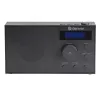 Radijas DENVER DAB-51B — kompaktiškas skaitmeninis DAB+/FM/AM radijas, juodas