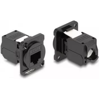 DeLOCK D tipo modulis RJ45 Cat.6 lizdas į LSA lizdą juodas 87816
