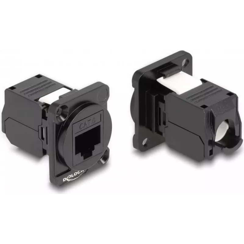 DeLOCK D tipo modulis RJ45 Cat.6 lizdas į LSA lizdą juodas 87816