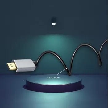 DisplayPort į HDMI kabelis Helos 288453, 1,0 m, skaitmeninis vaizdo