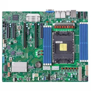 Super Micro SUPERMICRO X13SEI-TF - Pagrindinė plokštė - ATX - LGA4677 Socket-E - Intel C741 mikroschemų rinkinys - USB 3,2 Gen 1 - 2 x 10 Gigabit LAN - Integruota grafika (MBD-X13SEI-TF-B)