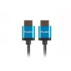 HDMI laidas LANBERG CA-HDMI-22CU-0018-BK 1,8 m — HDMI Type A į A, HDMI 2.0, 18 Gbit/s, ARC, paauksuoti kontaktai