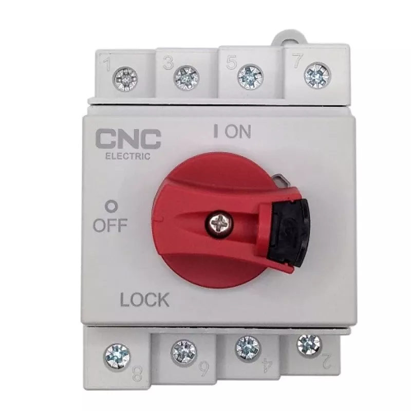 DC izoliacinis jungiklis CNC NV821822 4-polių 32A 1000 VDC