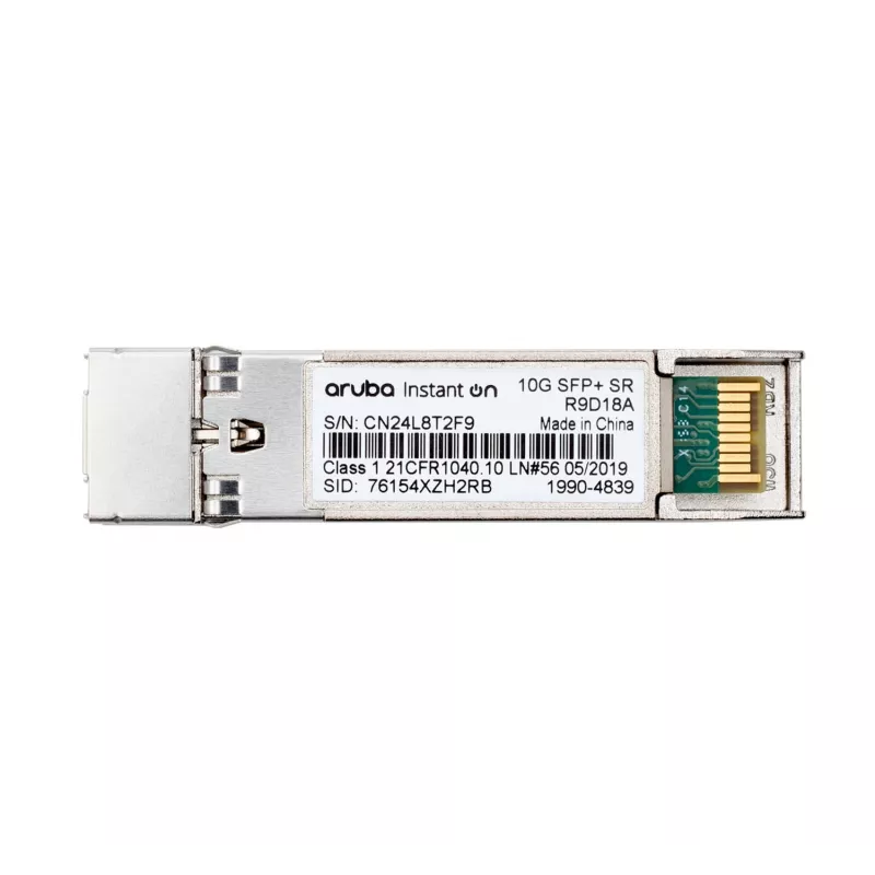 HPE Networking Instant on 10G SFP+ LC SR siųstuvas-imtuvas for Connections up to 300 Meters (R9D18A)