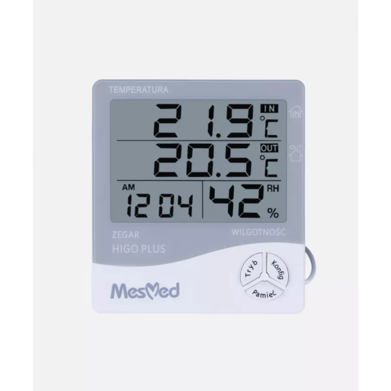 Skaitmeninis higrometras Mesmed MM-778 Higo Plus — temperatūros ir drėgmės ekranas