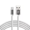 everActive laidas USB 1m - Baltas, silikoninis, greitas įkrovimas, 2,4A - CBS-1MW