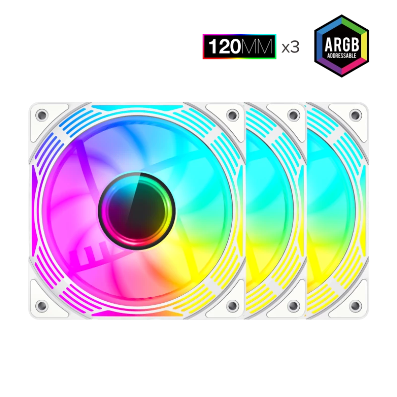 Gamemax | Korpuso ventiliatorius | KF300R BK | Balta