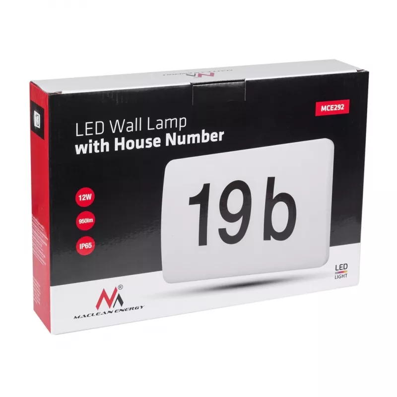 LED stalinė lempa MACLEAN MCE292W su judesio jutikliu, 950 lm, balta