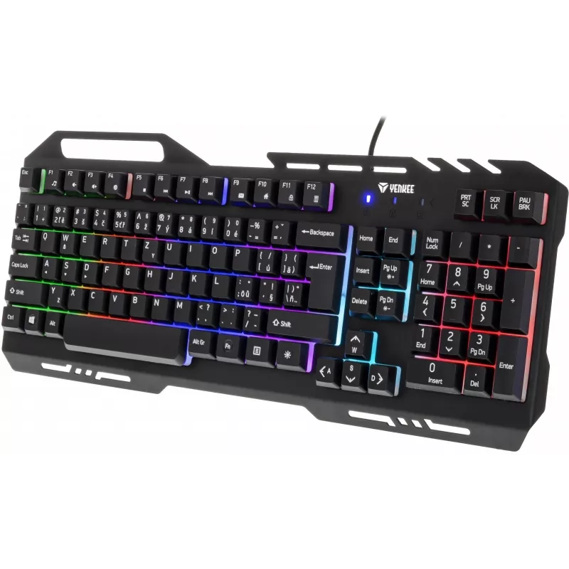 Klaviatūra YKB 3200 SHADOW metal, LED
