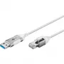 Goobay eterneto laidas USB-A 3.0 į RJ45 plonas 10 m – jungia maršrutizatorių, modemą arba (74383)