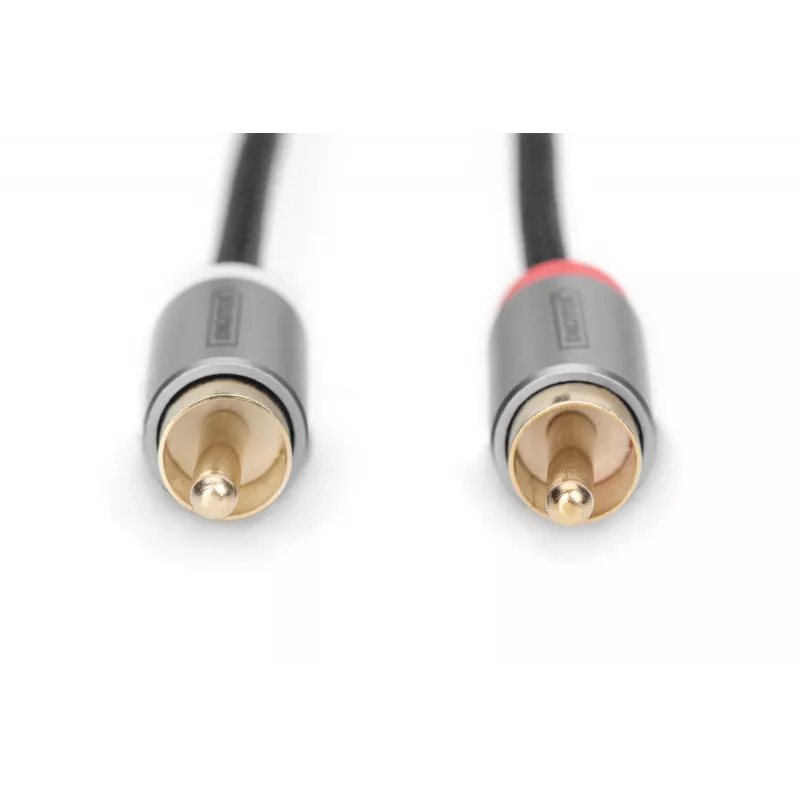 Digitus | Stereo 3,5 mm į 2 RCA skirstytuvas Y, M į M | DB-510330-018-S | 3,5 mm stereo | 2x RCA kištukas