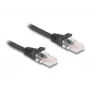 Tinklo kabelis DeLOCK RJ45 spiralinis kabelis kištukas–kištukas Cat.5e 2 m juodas