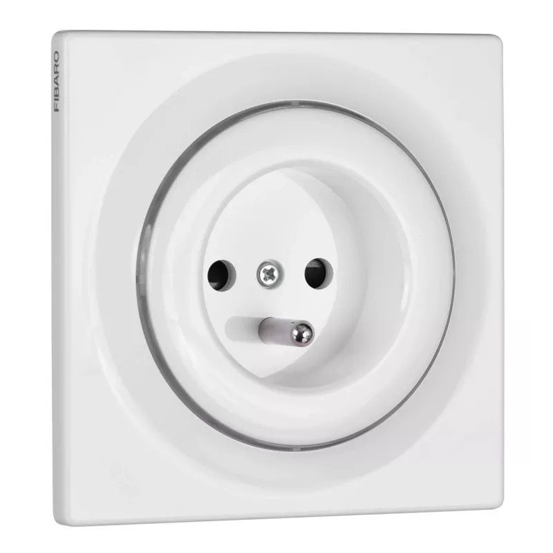 Fibaro lizdas Walli Outlet N Type E antracito spalvos FGWSONE-011-8