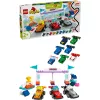 LEGO DUPLO 10445 F1 komandos lenktynių automobiliai ir vairuotojai
