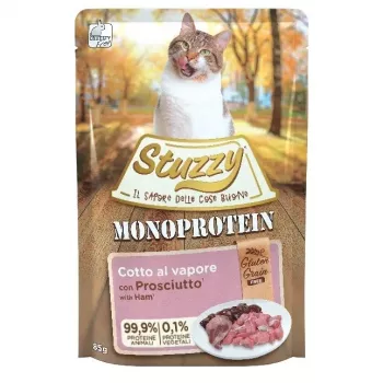 Šlapias kačių maistas Agras Pet Foods Monoprotein Ham 85 g — kiaulienos skonio, be grūdų, be glitimo, suaugusioms katėms