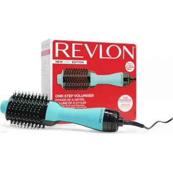 Revlon RVDR5222 „One-Step“ plaukų džiovintuvas ir voliumizatorius su karšto oro šepetėliu, žalias