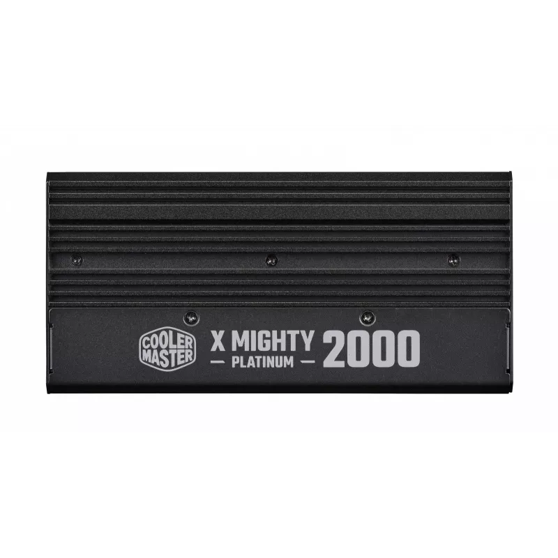 Maitinimo blokas Cooler Master X Mighty Platinum 2000W 230V, ATX 24-pin, 80 PLUS Platinum, juodas, 12 cm ventiliatorius