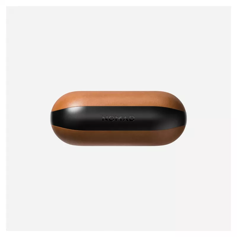 Nomad Modern Leather Case dėklas – oda, mikropluoštas, polikarbonatas, rudas