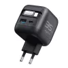 GaN kelioninis įkroviklis Havit UC250 A-EU 20V 1xUSB-C 0,7 m juodas